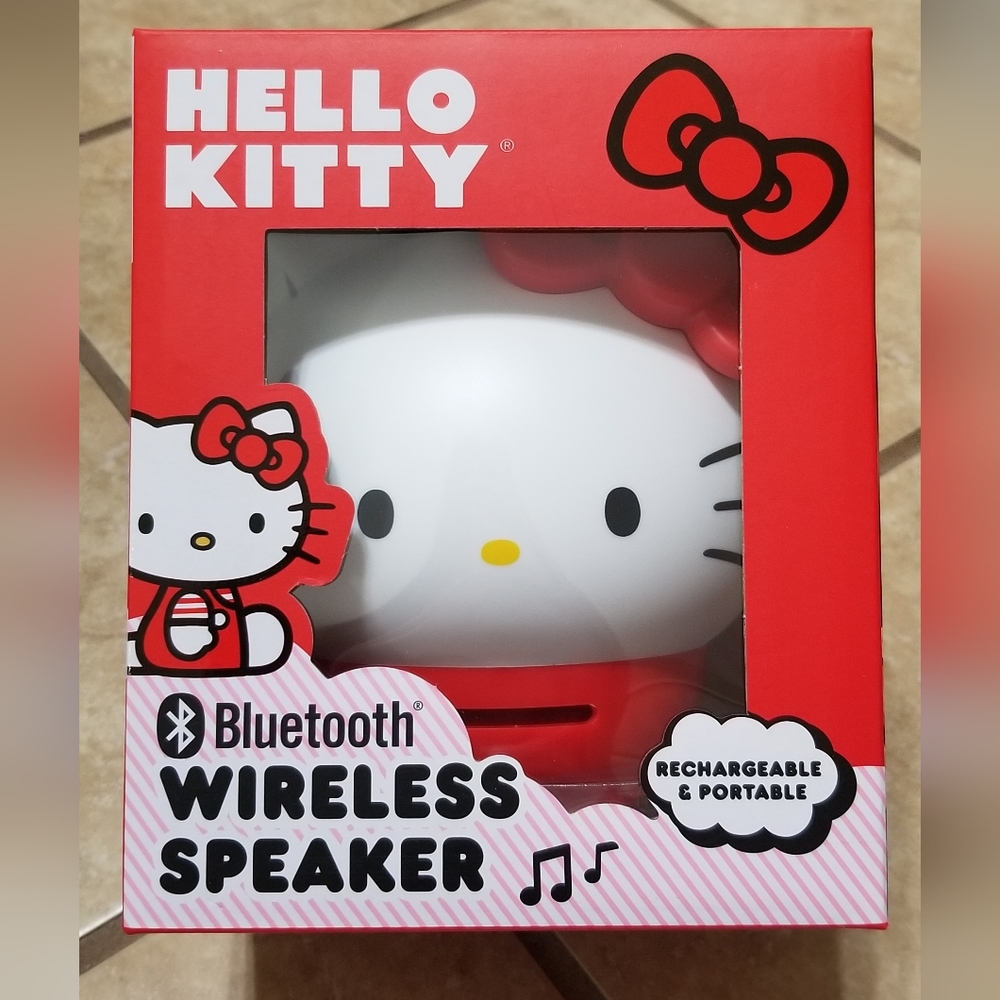 Sanrio Hello Kitty Bluetooth Wireless Speaker (Red)